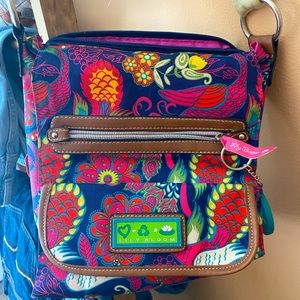 Lily Bloom Crossbody Purse w/ Tablet Pocket